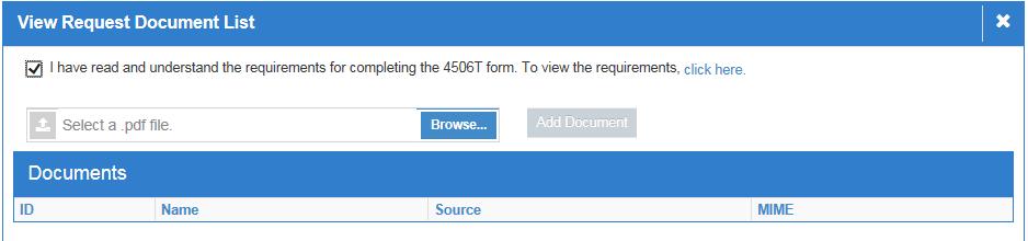 When uploading the form, you will be asked to confirm that you understand the process & you will