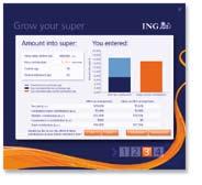 Interactive online financial education, calculators and seminars Online financial education To help you better understand your super, ING has developed an extensive financial education program