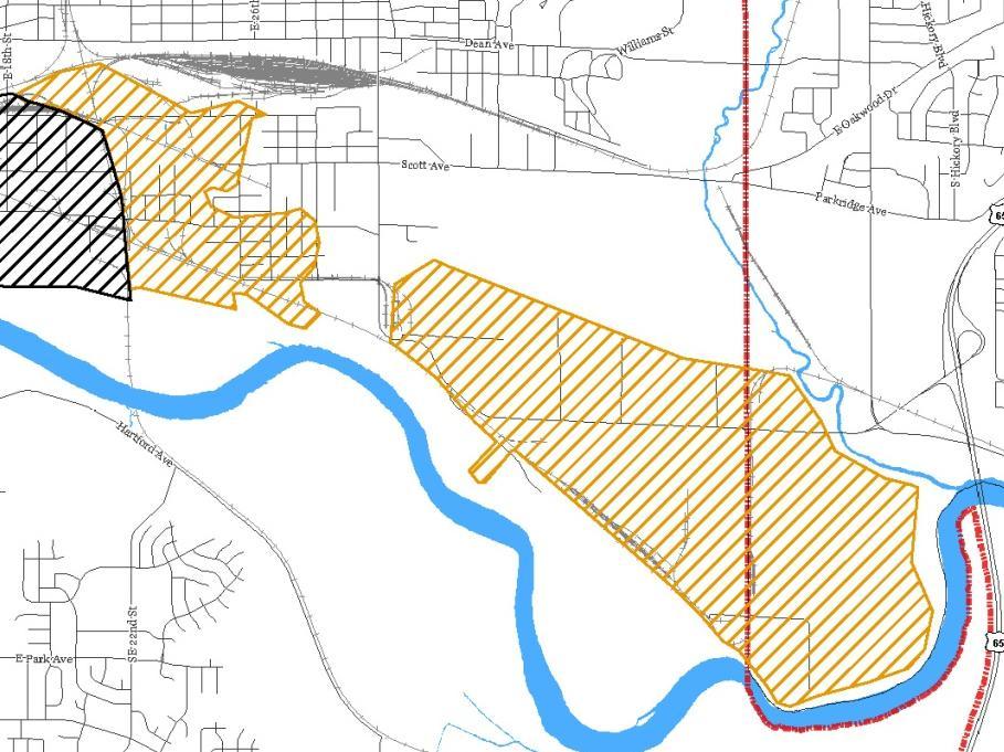 SE Des Moines Timing and Requirements Map Current FIRM zone shaded X - protected by levee; unrestricted development allowed through December 2011 Interim Future FIRM zone A; new and