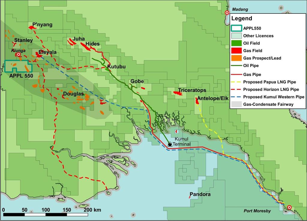 APPL 550 Western Province PNG s NOC, Kumul, is advancing a Western Province gas pipeline to aggregate the numerous discoveries Horizon and Repsol are developing an alternative Western LNG project