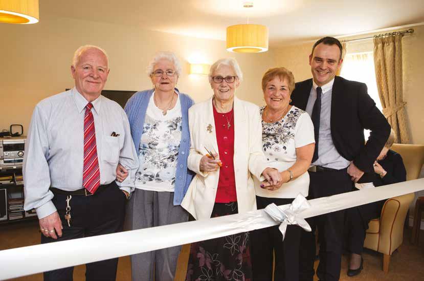 38 39 CUSTOMERS CELEBRATE THE OPENING OF A REFURBISHED INDEPENDENT LIVING COMMUNITY.