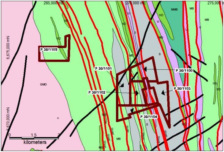 ASSET GOLDEN LODE (100%) Location Located NNW of Kalgoorlie, Western Australia, 100km from Comet Vale Access from Coolgardie (134km) or from Broad Arrow (93km) The area consists of seven granted