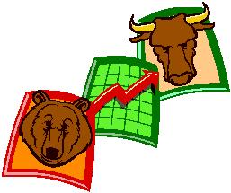 Ups and Downs The term bull market means the market is doing well because investors are optimistic about the economy and are: i) purchasing stocks, or ii) holding on to the stocks they own.