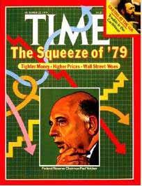 ** 1974 1979 Drastic interest rate hikes from the Fed put the squeeze on credit and