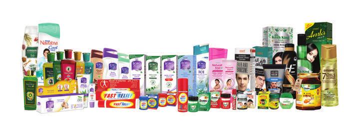 Emami s international presence Countries 60+ Key products Navratna Oil Fair & Handsome Fairness Cream BoroPlus Antiseptic Cream 7 Oils in One Zandu Balm, Mentho Plus Balm & Fast Relief Global