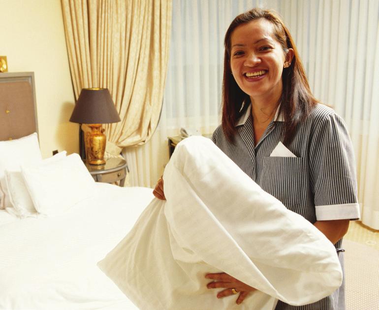 INTRODUCTION The Room Attendant Training Program is the most comprehensive skills training program available at the Hospitality Training Center in Boston, MA.