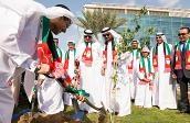 As per the initiative of His Highness Sheikh Mohammed Bin Rashid Al Maktoum, DP World started the day s celebrations with the ceremonial planting of a Union Tree.