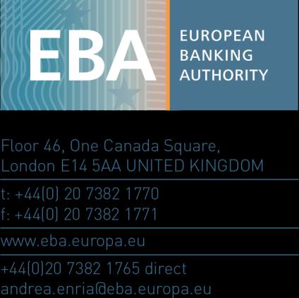 THE CHAIRPERSON Hans Hoogervorst Chairman International Accounting Standard Board 30 Cannon Street London, EC4M 6XH EBA/2017/D/1488 22 September 2017 IASB Post-implementation Review of IFRS 13 Fair