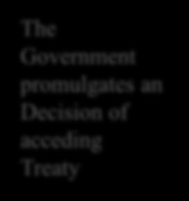 about the accession to multilateral Treaty that having