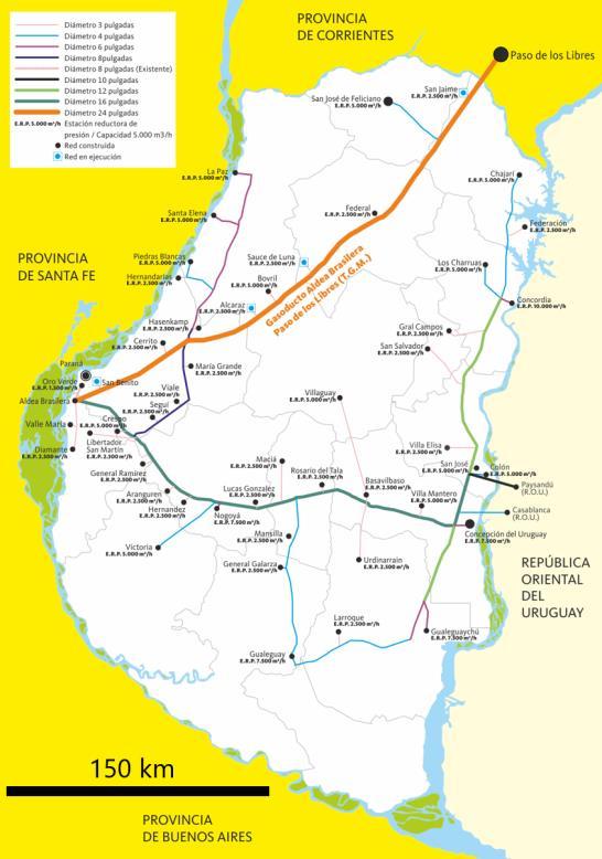 Gas Markets Regional Gas Pipeline Infrastructure Potential Project Infrastructure Salto Area 11 BP Area 6 BP Area 12 BP Area 15 Tullow Oil Area 14 Total Uruguay,
