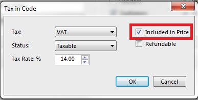 The last check box (refundable) signifies that this tax should be offset (refundable sales less refundable