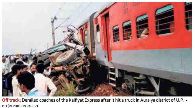 responsibility for recent train accidents, even as Air India Chairman and