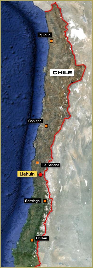 The Company is marketing the Llahuin/Llanos Project to potential farm-in partners to fund large scale exploration.