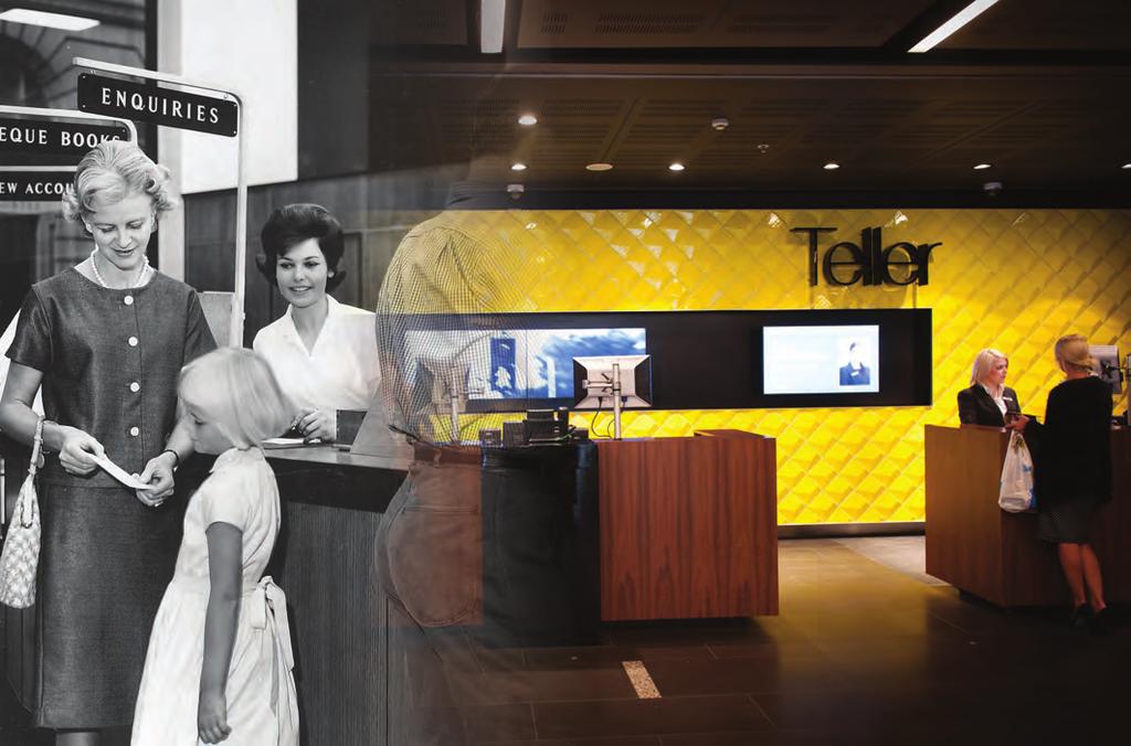CBA branch in the 1960s Section TWO Information About CommBank PERLS VIII Capital Notes CBA s new branches utilise the latest technology to offer customers an interactive experience 2.