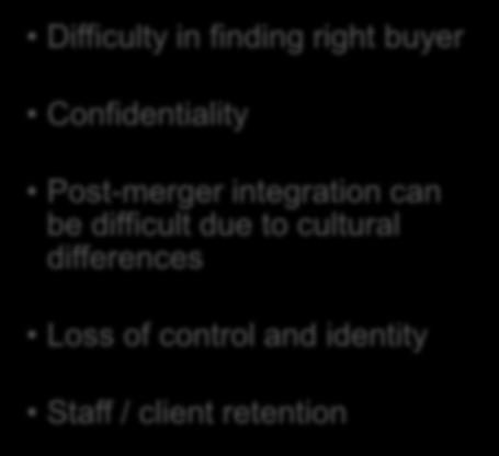 buyer Confidentiality Post-merger integration can be difficult due