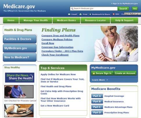 The table below will familiarize you with the parts of Medicare and the decisions you must make. You can learn more about Medicare online at www.medicare.gov and www.socialsecurity.