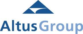 Altus Group Reports First Quarter 2018 Financial Results Double-digit year-over-year growth in consolidated Revenues and Adjusted EBITDA TORONTO (May 3, 2018) - Altus Group Limited (ʺAltus Groupʺ or