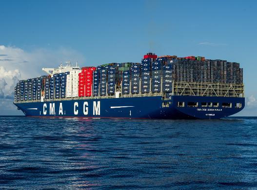 CMA CGM our new Strategic Partner 3rd largest container shipping group worldwide with >500 vessels, flagship carrier of the Ocean
