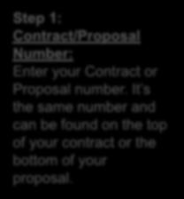 Proposal number.