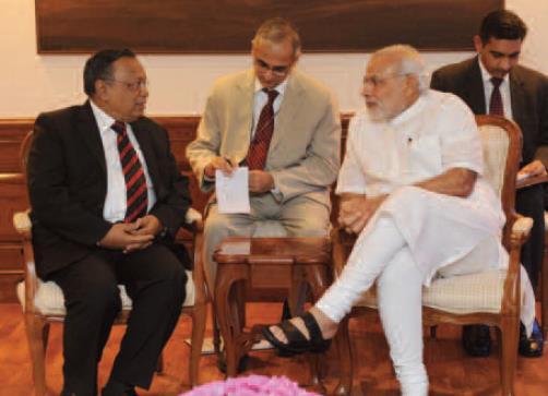 Modi calls for greater cooperation with Bangladesh in energy Prime Minister Narendra Modi on September 19 called for greater cooperation between India and Bangladesh in the areas of