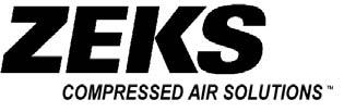 PRODUCT WARRANTY POLICIES AND PROCEDURES Commitment to product quality and customer service is a top priority at ZEKS Compressed Air Solutions.
