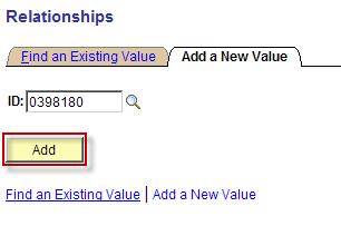 Biographical > Relationships > Relationships Click on Add a New Value Enter the