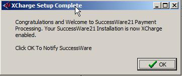 Once this step has been taken, several changes will take place in SuccessWare 21: Credit card information in SuccessWare 21 can no longer be unmasked The last four digits of the card are still
