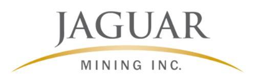 NEWS RELEASE April 17, 2018 FOR IMMEDIATE RELEASE TSX: JAG Jaguar Mining Reports Q1 2018 Operating Performance and Improving Costs; On Track to Achieve 2018 Gold Production of 95,000 105,000 Ounces