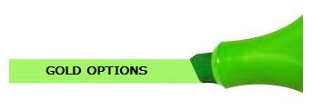 Gold Options- Highlights Option on: futures contract Contract size: same as of futures contract which is 1 kilogram Base Value: Rupees per 10 gram Option Type: European Options Delivery type: