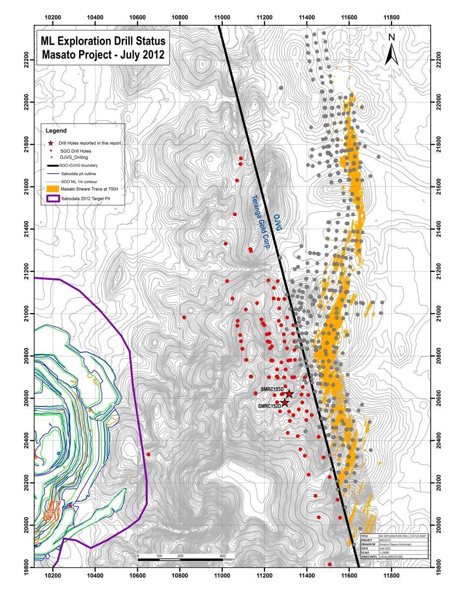 MINE LICENSE EXPLORATION MASATO 2011 Confirmed strike length of 500m and dip extent of 200m Q1 2012 Confirmed strike length to 1,600m and dip extent to 300m, (still remains open in both directions)