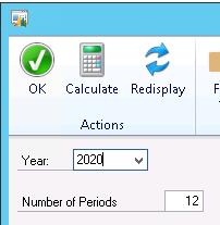 Module Closing Order To create a year: type a new year in the dropdown box (it doesn t look like you can type there, but you can), the first and last day of the year and the number of periods.