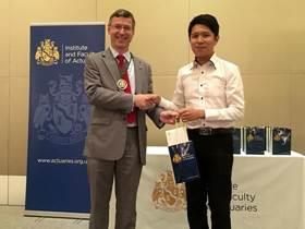 Read the announcement and interview with the winner in the SAS Quarterly Newsletter: http://actuaries.org.sg/files/library/newsletters/2017%20newsletter/2016-17- Newsletter-SAS-Quarterly-Issue-03.