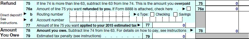 Use the margin on the left side to figure out your standard deduction on Line 40 (you are also given the option of filling out Schedule A to get itemized deductions instead of a standard deduction.