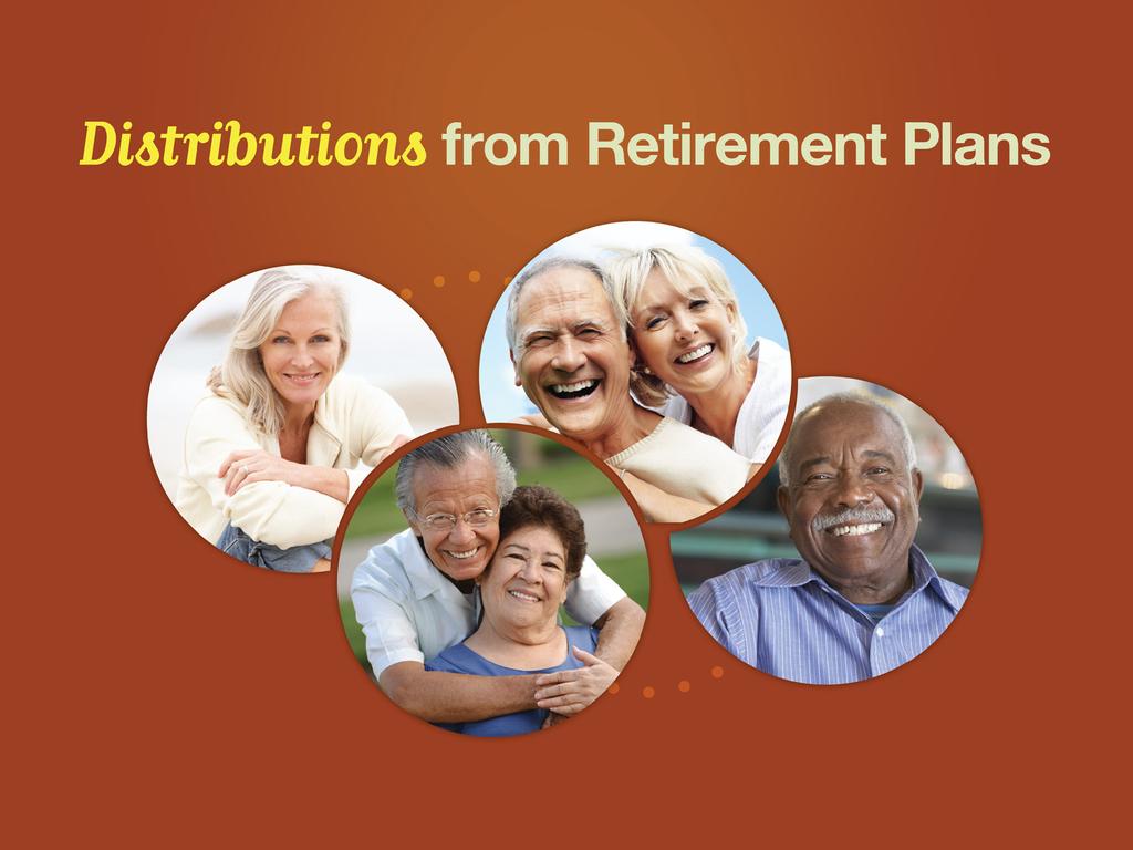 Slide 21 There are a number of criteria to keep in mind as you consider taking a distribution from your retirement plans.
