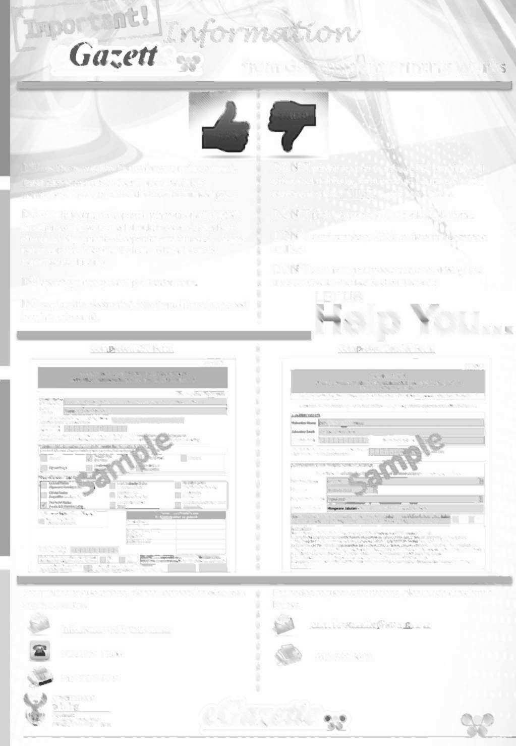 2 No. 38609 GOVERNMENT GAZETTE, 25 MARCH 2015 egazette nfo-rmaruyn. from Government Printing Works DO use the new Adobe Forms for your notice request. These new forms can be found on our website: www.