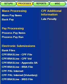 Chapter 3 - isuperpay Processing With the setups in place, we can now process the payroll.