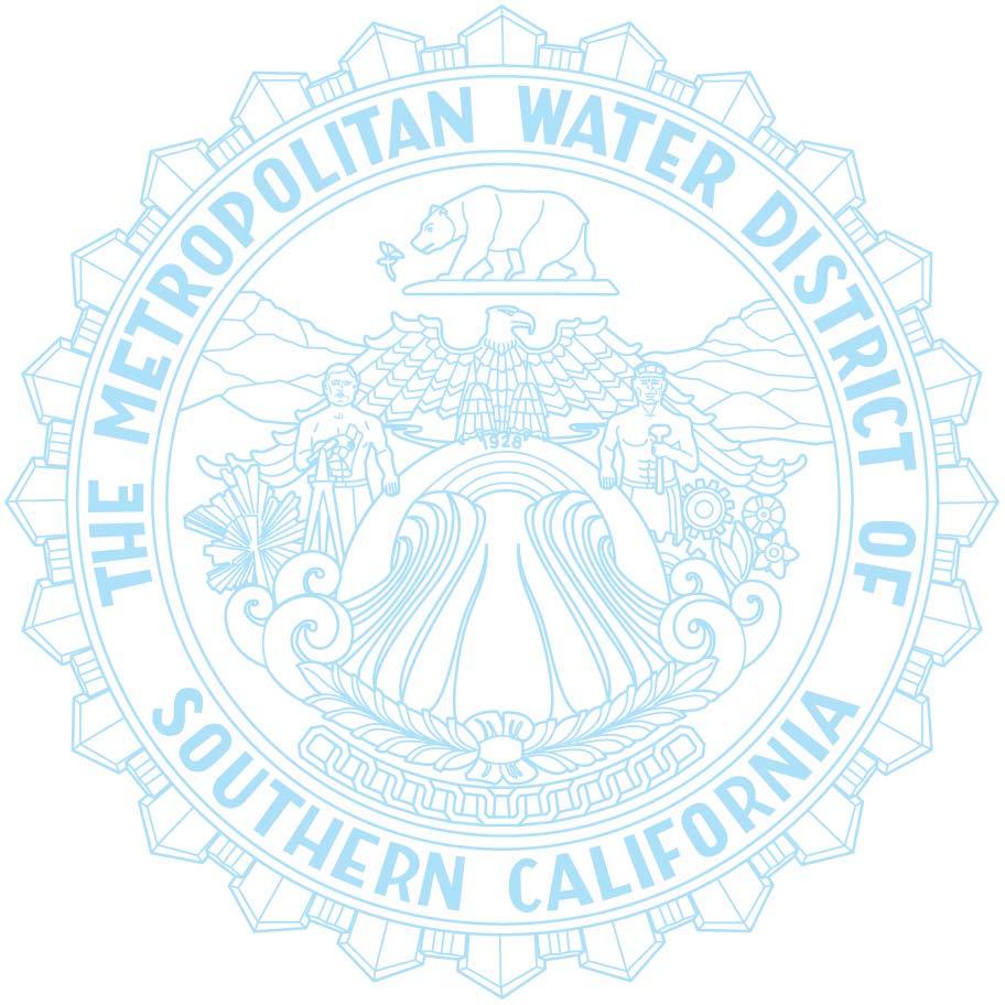 METROPOLITAN WATER DISTRICT OF SOUTHERN CALIFORNIA BOARD OF DIRECTORS ETHICS OFFICE OFFICE OF GENERAL COUNSEL OFFICE OF THE GENERAL MANAGER OFFICE OF GENERAL AUDITOR General Manager Deena R.
