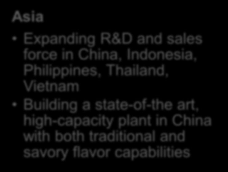 Philippines, Thailand, Vietnam Building a state-of-the art,
