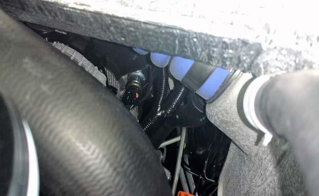 the Fuel Pressure Sensor on the driver s side of the
