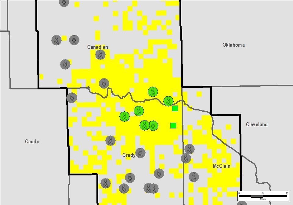 Roan Resources Significant Activity in the Merge Roan Activity: 6 operated horizontal drilling rigs 13 operated wells drilled in Q1 11 DUCs at March 31, 2018 25 active horizontal drilling rigs