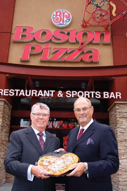 1993 Boston Pizza receives 25-Year Award from The International Franchise Association a triumph of longevity in the franchising business.