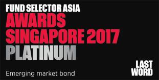 Goldman Sachs Emerging Markets Corporate Bond Portfolio Platinum award given to the highest number of votes from independent fund selectors chosen from a shortlist of top ten funds per category