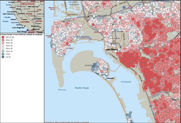 San Diego 2005-2011 Mapped