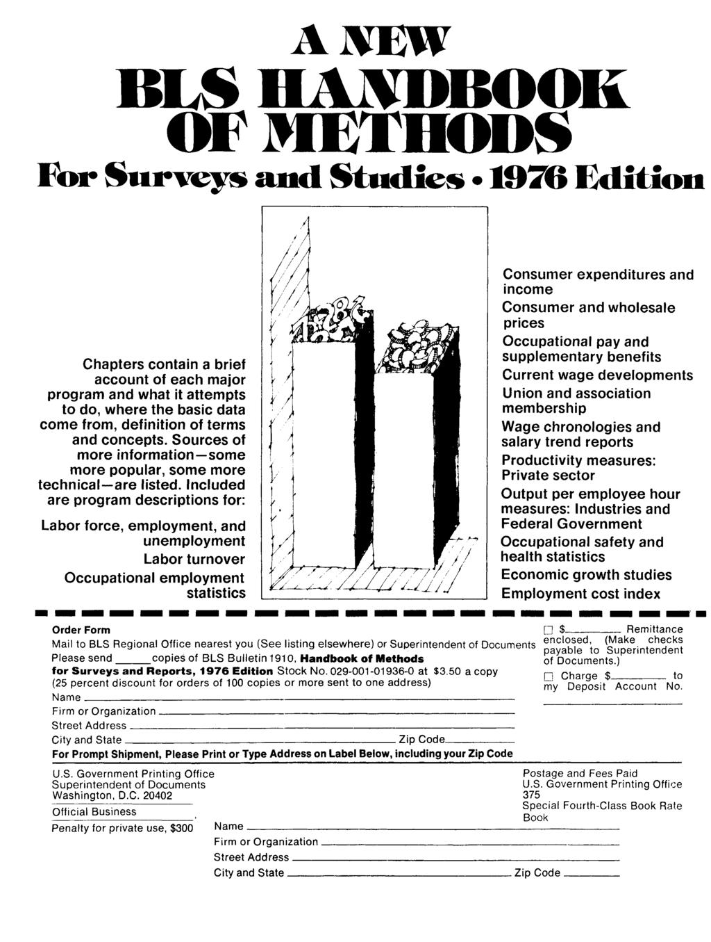 AJVEW B LS HAJVUBOOIi OF METHODS ibr Surveys and Studies 1920 Edition Chapters contain a brief account of each major program and what it attempts to do, where the basic data come from, definition of