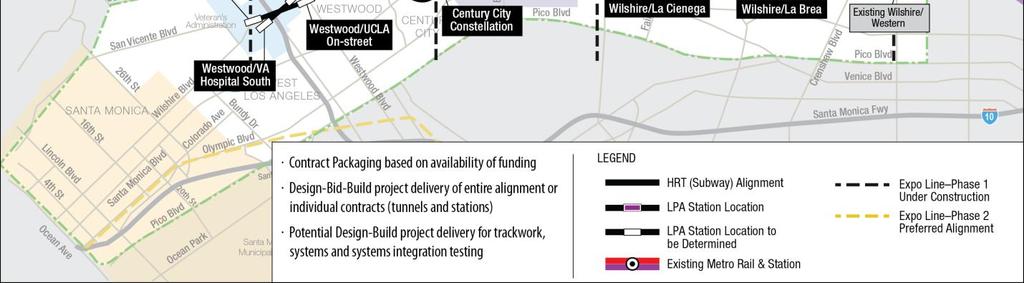 This resulted in LACMTA s selection of heavy rail subway extension as the preferred transit mode for the corridor.