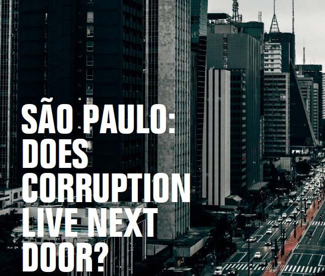 A TRANSPARENCY INTERNATIONAL METHODOLOGY REPEATED IN SAO PAULO Research cross-referencing company data and land title holdings data.