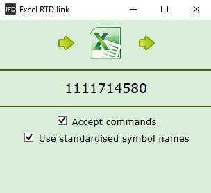 SENDING TRADING COMMANDS FROM EXCEL B. SENDING TRADING COMMANDS FROM EXCEL As a security measure, commands are turned off by default.