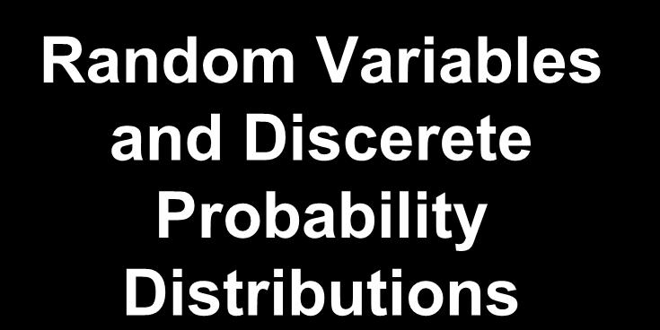 Random Variables and