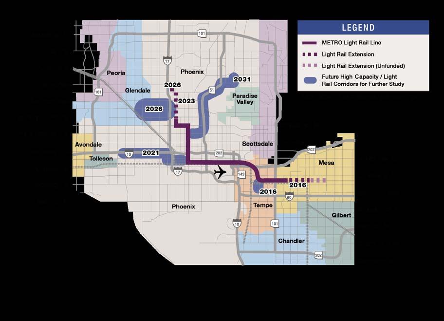 SERVICES was formed to plan, design, construct, and operate the Light Rail Transit System.