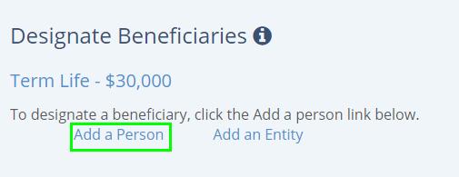 You can select multiple beneficiaries, and you can assign the percentage of the total amount you wish to have given to each person; you can also select a